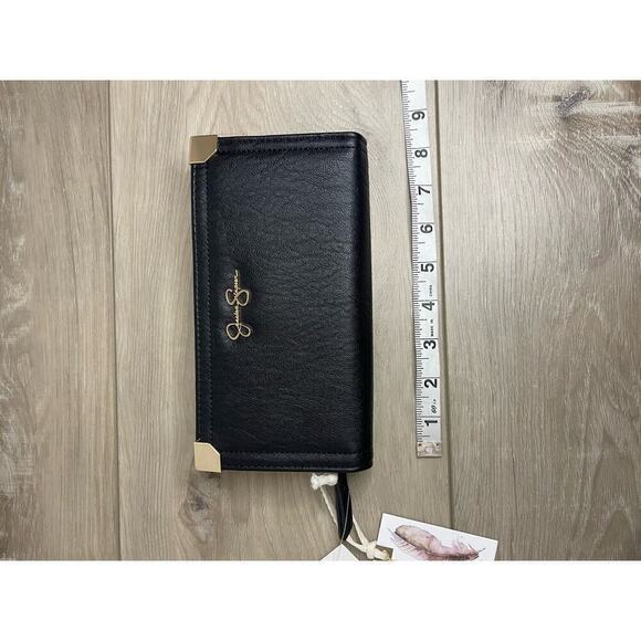 NWT Jessica Simpson Frankie Wallet in Black - Picture 4 of 12